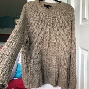 Over sized brown sweater